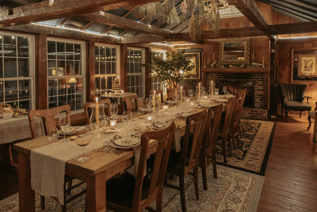 cute reception space in bar harbor maine