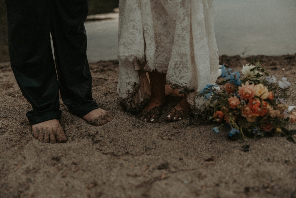 Acadia Elopement at the Beach