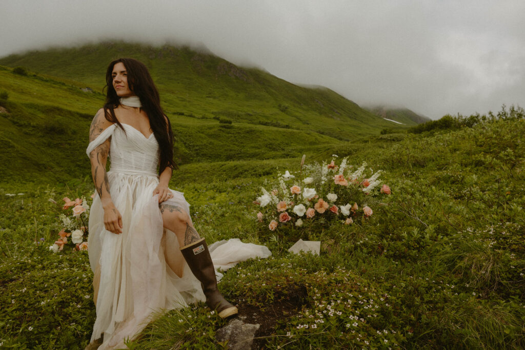Alaska Elopement in Hatcher Pass